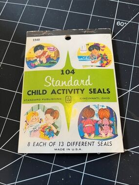 Vintage Standard 104 Child Activity Seals
